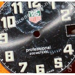 TAG Heuer Accessoire horlogerie Cadran Noir Chiffres Arabes Montres PROFESSIONAL DIVER 200M