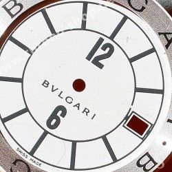 ORIGINAL CADRAN MONTRES HOMMES BULGARI Solotempo NOIR Ø30mm