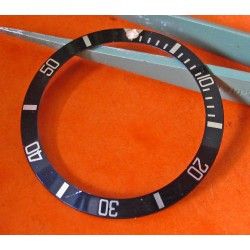 Vintage genuine Rolex 16808 16803 16618 16613 Gold Submariner Black bezel Insert 