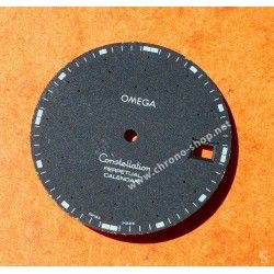 Omega Rare Cadran noir Ø28mm Montres Constellation Double Eagle Perpetual Calendar ref 1513.51.00