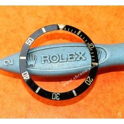 ROLEX RARE INSERT GRADUE LUNETTE BLEU MONTRE SUBMARINER DATE 16613, 16618, 16803, 16808 PERLE LUMINOVA