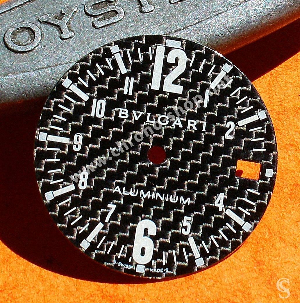 Cadran De Montre Bulgari Chrono Aluminium - Pour Montres - Occasion - Pièce Détachée