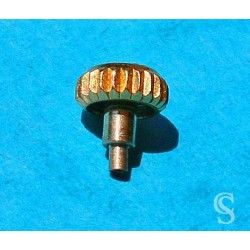 Rolex Genuine Mint Datejust 6mm Twin Lock 18K Yellow Gold Watch Winding Crown Part