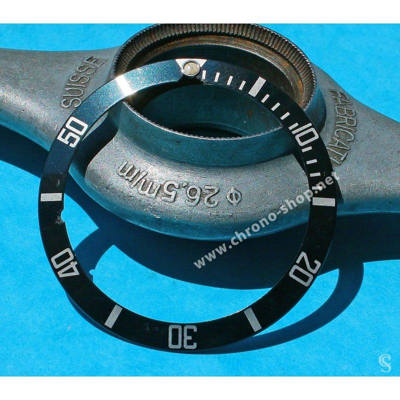 Rolex Factory black color Submariner date 16800, 168000, 16610 watches bezel Insert, Inlay & LUMINOVA dot