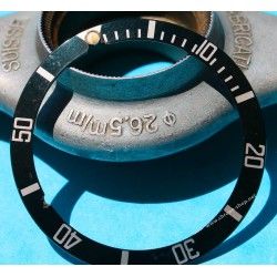 Rolex Factory black color Submariner date 16800, 168000, 16610 watches bezel Insert, Inlay & LUMINOVA dot