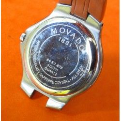 VARIOUS 36mm MOVADO CASE BRACELET FOR RESTOR OR REPAIR Movado Museum Mens Watch SS 84-E7-878