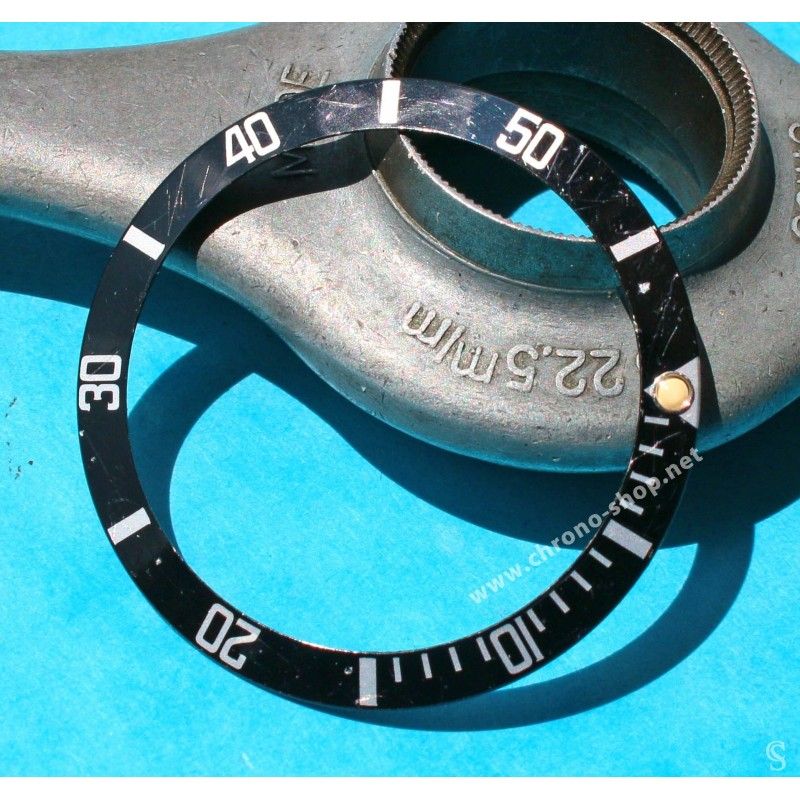 Rolex Vintage 90's Submariner date 16800, 168000, 16610 watches bezel Insert, Inlay & Tritium dot