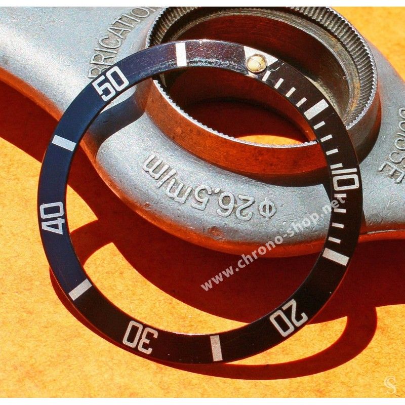 Rolex Sea Dweller 16660, 16600 genuine Mint Black Bezel Insert graduated watch Luminova dot