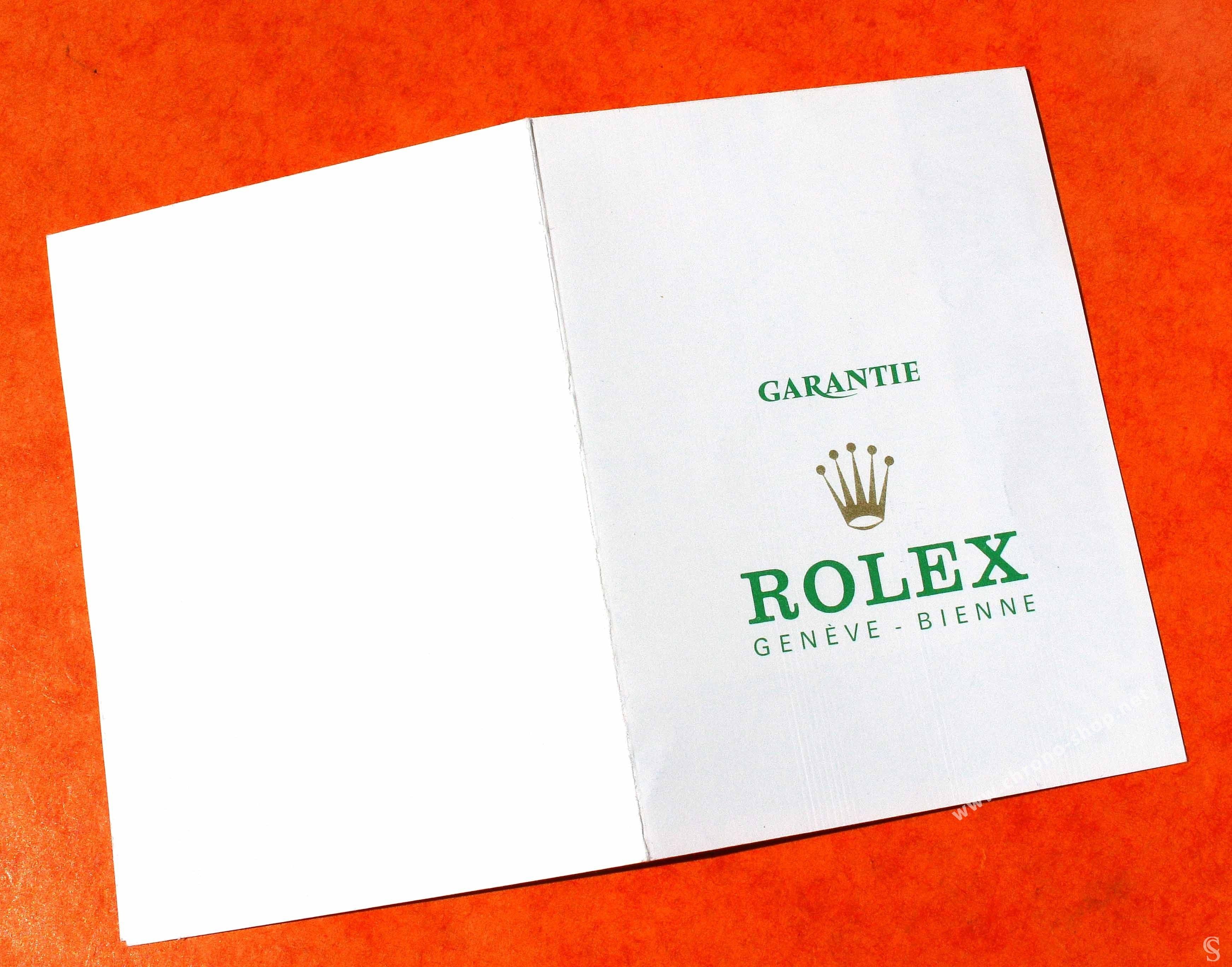 rolex paper