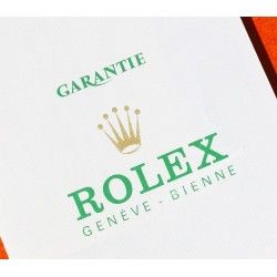 ROLEX VINTAGE GARANTIE VIERGE ref 572.02.100 ANNÉES 70 PAPIER CERTIFICAT MONTRES SUBMARINER 5513, SD 1665, 5513, 1016, 1655