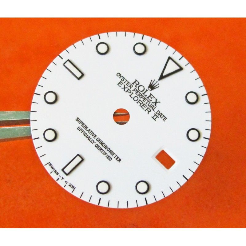 Vintage Polar Rolex Explorer II Oyster Perpetual Date tritium dial 16550 16570, 1980`s