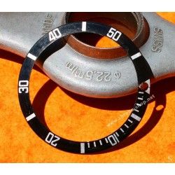 Rolex Vintage Used 90's Submariner date 16800, 168000, 16610 watches bezel Insert, Inlay