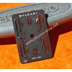 Bvlgari Cadran Noir montres Quartz Rettangolo RTC49S Chronograph acier Ref J 14349 