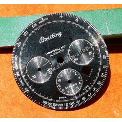 BREITLING GENUINE USED WATCH DIAL PART MONTBRILLANT AUTOMATIC BLACK COLOR