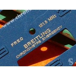 Breitling Rare Emergency chronometer Mulitfunction Preowned Watch Blue Dial ref E56121 freq 121.5MHz