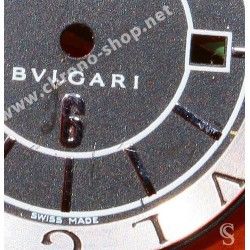 BULGARI Rare Preowned Ladies Bvlgari Solotempo SS Black Silver Dial Wristwatch part for sale Ø24mm