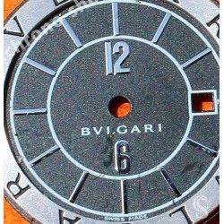 BULGARI Rare Preowned Ladies Bvlgari Solotempo SS Black Silver Dial Wristwatch part for sale Ø24mm