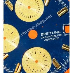 Breitling Chronomat 18K Gold/SS Preowned watch Dark Blue Dial Part Ref D13352 Cal Auto