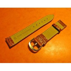 GENUINE LEATHER BRACELET CROCODIL 20mm