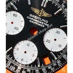 Breitling Genuine & Rare Watch part Navitimer A23322 Black Dial CHRONOGRAPH