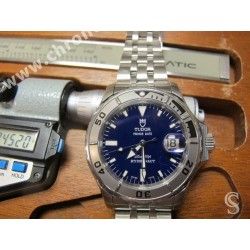 TUDOR ROLEX Cadran noir Original Prince Date montres de plongées Hydronaut 89190, 89193, 89190P