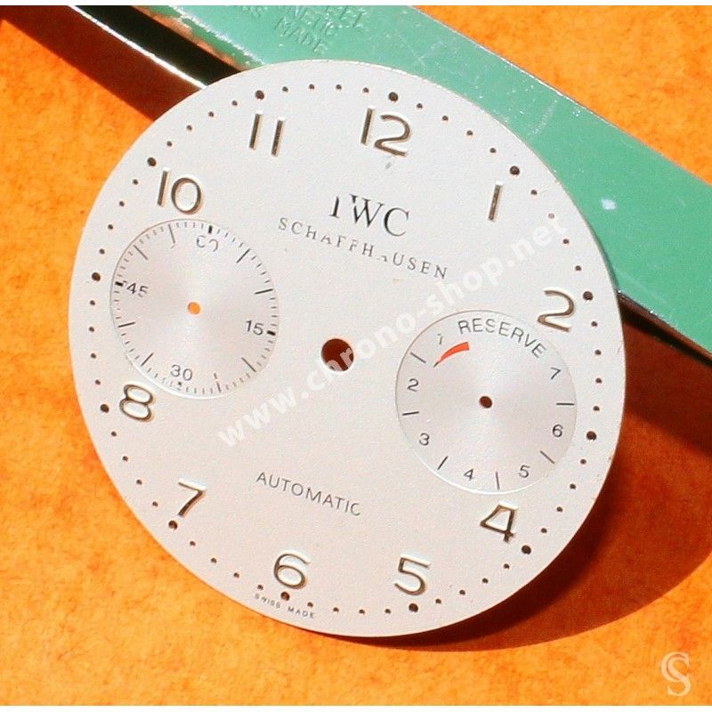 IWC Rare Genuine OEM Watch part Bitons Silver Dial Models Portuguese chronograph Automatic for sale