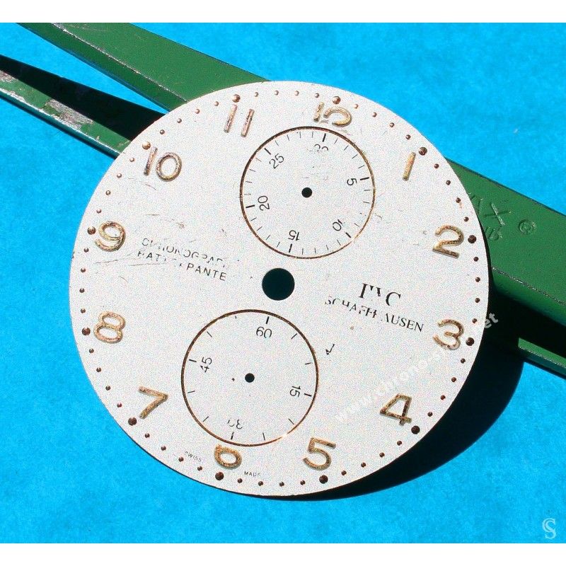 IWC Rare Genuine OEM Watch part Bitons Silver Dial Models Portuguese chronograph Automatic for sale