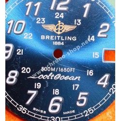 BREITLING Genuine Colt Ocean Quartz 500M-1650ft ref A64050 WATCH PREOWNED BLUE DIAL FOR SALE