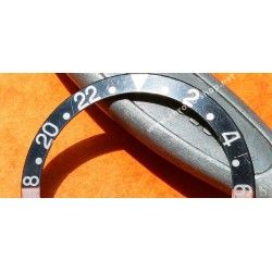 ROLEX INSERT GRADUE 24H DE LUNETTE MONTRES GMT MASTER 16700, 16710, 16760 FAT LADY COKE