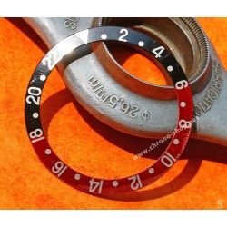 ROLEX INSERT GRADUE 24H DE LUNETTE MONTRES GMT MASTER 16700, 16710, 16760 FAT LADY FADED COKE