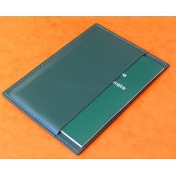 ETUI ROLEX  EN CUIR VERT PAPIER GARANTIE ANNEES 90