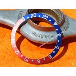 Rolex GMT Master watch Sexy Faded PEPSI Blue & Pink Red color S/S 16700, 16710, 16760 Bezel 24H Insert Part