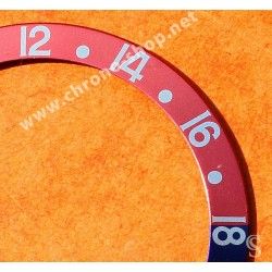 Rolex GMT Master watch Sexy Faded PEPSI Blue & Pink Red color S/S 16700, 16710, 16760 Bezel 24H Insert Part