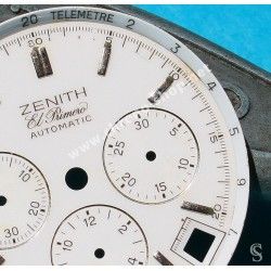 ZENITH Rare Preowned Watch Black Dial Date part Rainbow Elite 02.0471.670/21 cal 670
