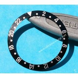 Rolex GMT Master All Black watch Black color S/S 16700, 16710, 16760 Bezel 24H Insert Part