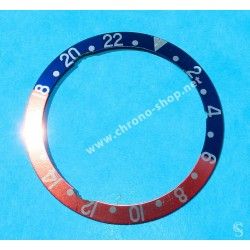 Rolex GMT Master watch Sexy Faded PEPSI Blue & Pink Red color S/S 16700, 16710, 16760 Bezel 24H Insert Part