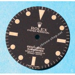 Vintage Cadran Rolex 5512 - 4 lignes -Submariner mat vintage Tritium patiné Steve Mcqueen