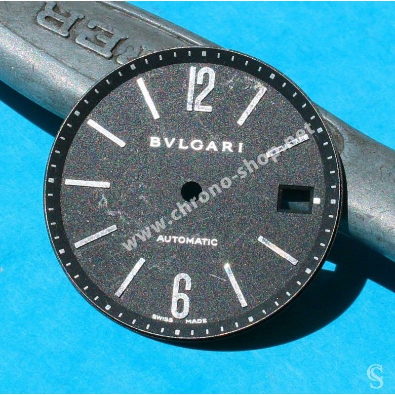 Bulgari Aluminium Carbon Fibre Watch part Dial Diagono Gents Wristwatch AL38TA