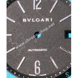 Bulgari Aluminium Carbon Fibre Watch part Dial Diagono Gents Wristwatch AL38TA