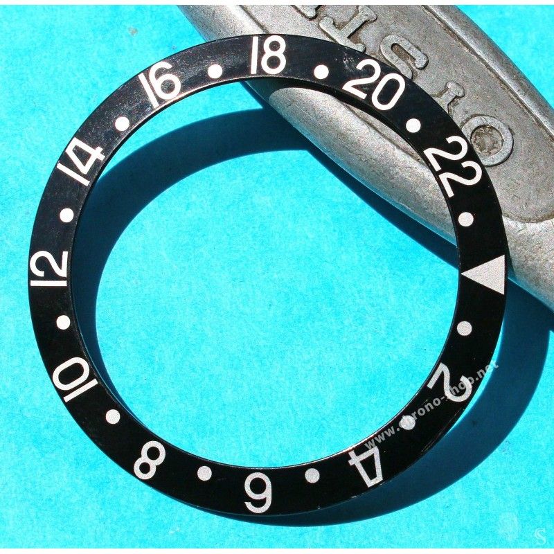 Rolex 70's Vintage Bezel insert Graduated ALL BLACK 1675 , 16750 Watch inlay part