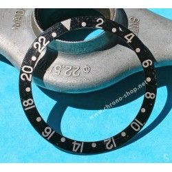 Rolex GMT Master All Black watch Black color S/S 16700, 16710, 16760 Bezel 24H Insert Serifs Part