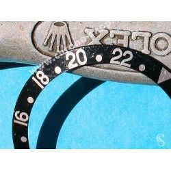 Rolex GMT Master All Black watch Black color S/S 16700, 16710, 16760 Bezel 24H Insert Serifs Part