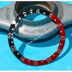 ROLEX INSERT GRADUE 24H DE LUNETTE MONTRES GMT MASTER 16700, 16710, 16760 FAT LADY COKE