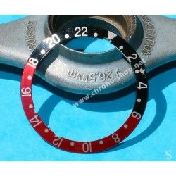 ROLEX INSERT GRADUE 24H DE LUNETTE MONTRES GMT MASTER 16700, 16710, 16760 FAT LADY COKE