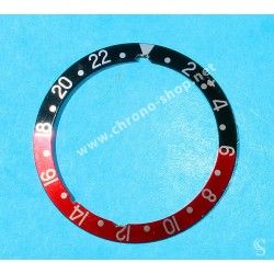 ROLEX INSERT GRADUE 24H DE LUNETTE MONTRES GMT MASTER 16700, 16710, 16760 FAT LADY COKE