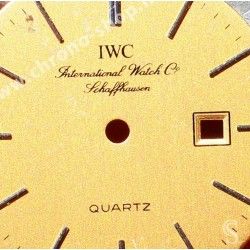 IWC Authentique fourniture horlogerie Cadran montres Collection Noir quartz Date