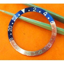 VINTAGE PEPSI ROLEX INSERT GMT MASTER 1675 et 16750 FAT FRONT