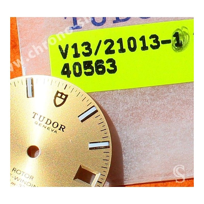 TUDOR horology Genuine & Rare Watch Black dial part CLASSIC DATE Rotor SELF-WINDING 100m Ref 21013
