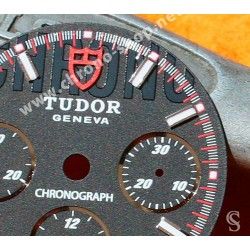 Tudor Sport Chronograph horology Genuine & Rare Watch Silver dial part ref 20300