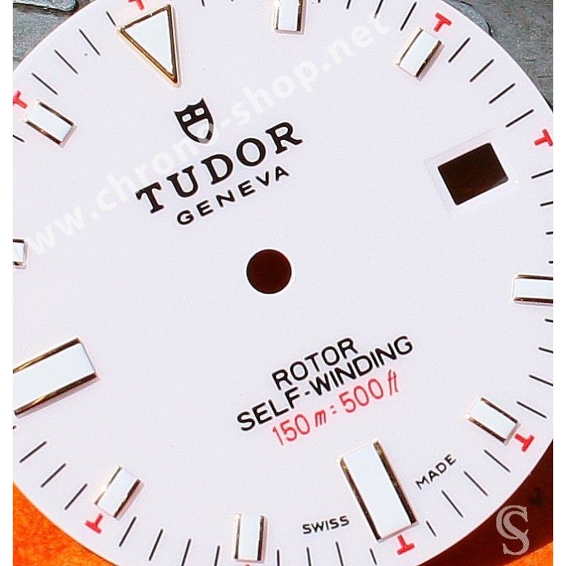 TUDOR Authentique & Rare Cadran doré de montres CLASSIC DATE Rotor SELF-WINDING 100m Ref 21013-2